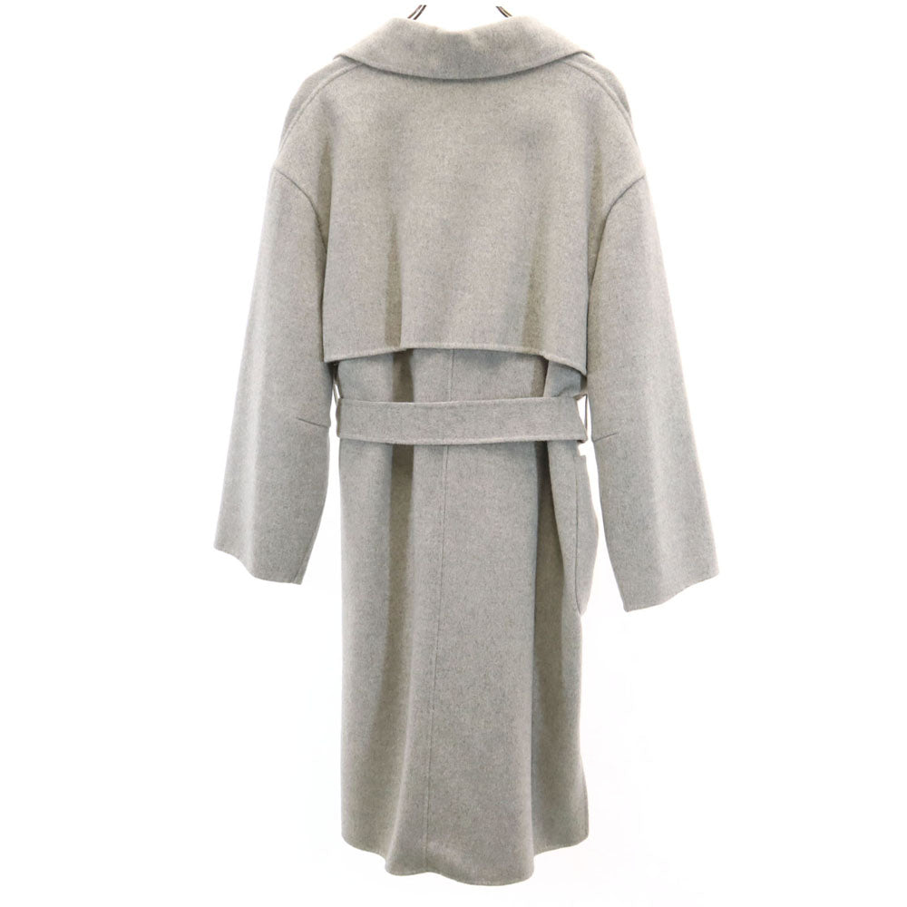 未使用 URBAN RESEARCH アーバンリサーチ ウールブレンド リバーオーバーサイズ ガウンコート F グレー タグ付き レディース