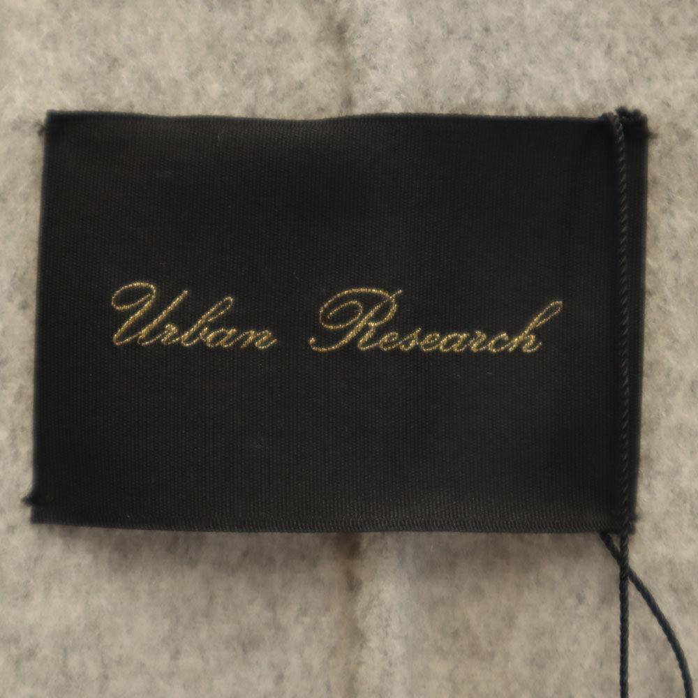 未使用 URBAN RESEARCH アーバンリサーチ ウールブレンド リバーオーバーサイズ ガウンコート F グレー タグ付き レディース
