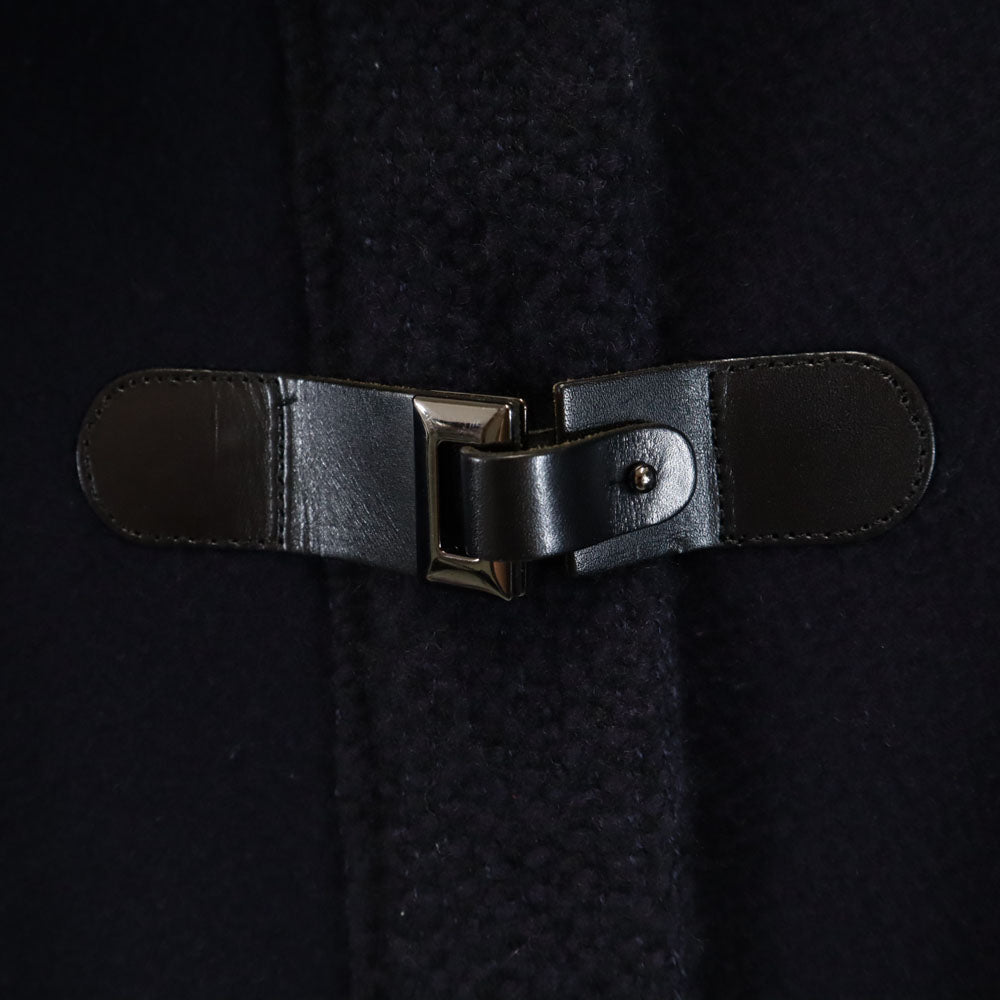 Paul Smith ポールスミス ウール 日本製 ダッフルコート 40 ネイビー BLACK レディース