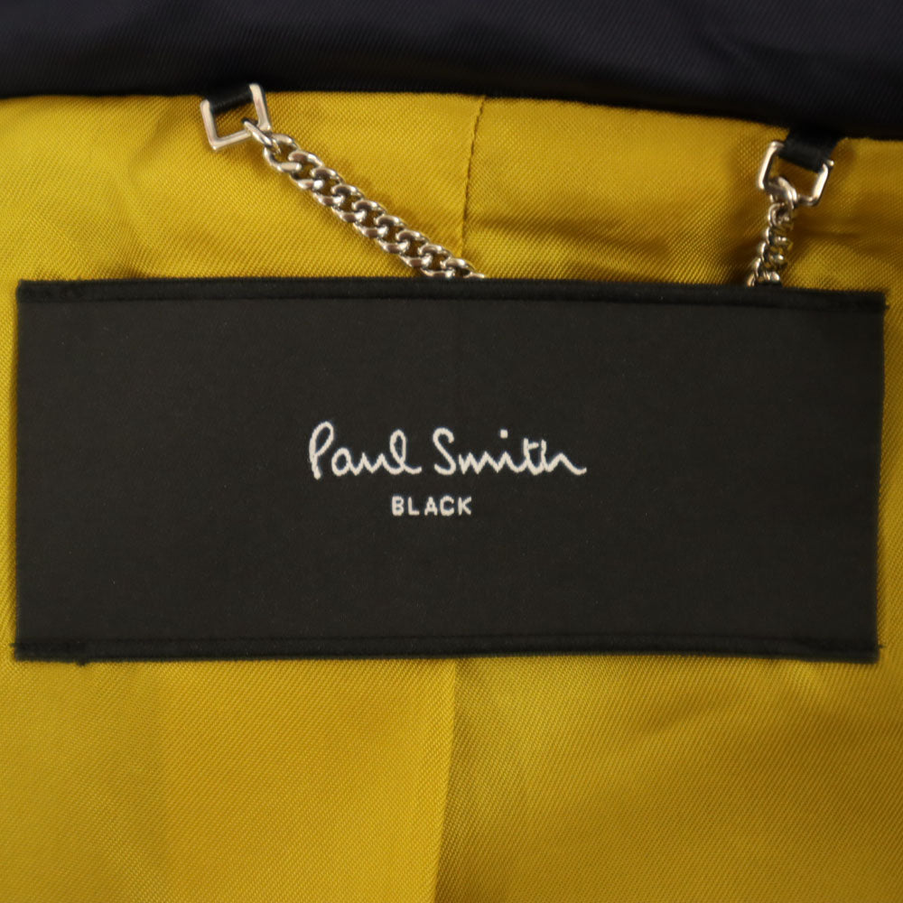 Paul Smith ポールスミス ウール 日本製 ダッフルコート 40 ネイビー BLACK レディース