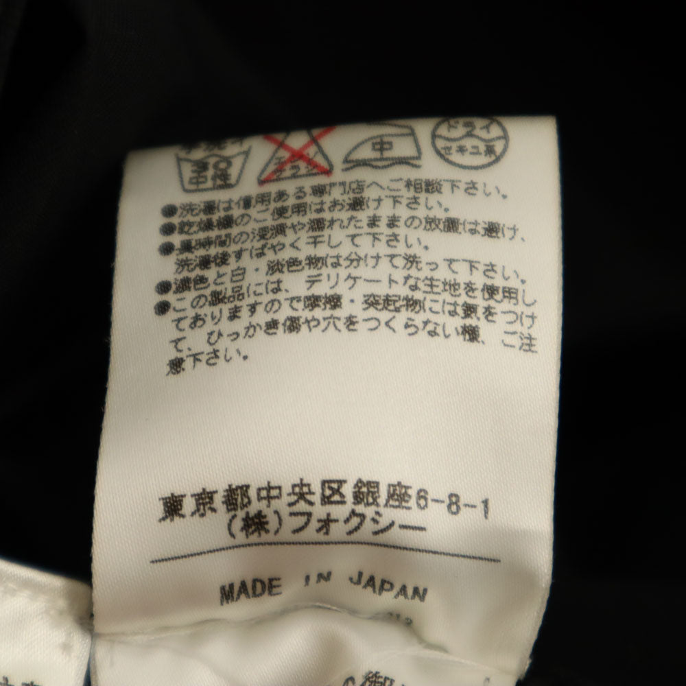 FOXEY NEW YORK フォクシーニューヨーク 日本製 キャミワンピース 40 ブラック レディース