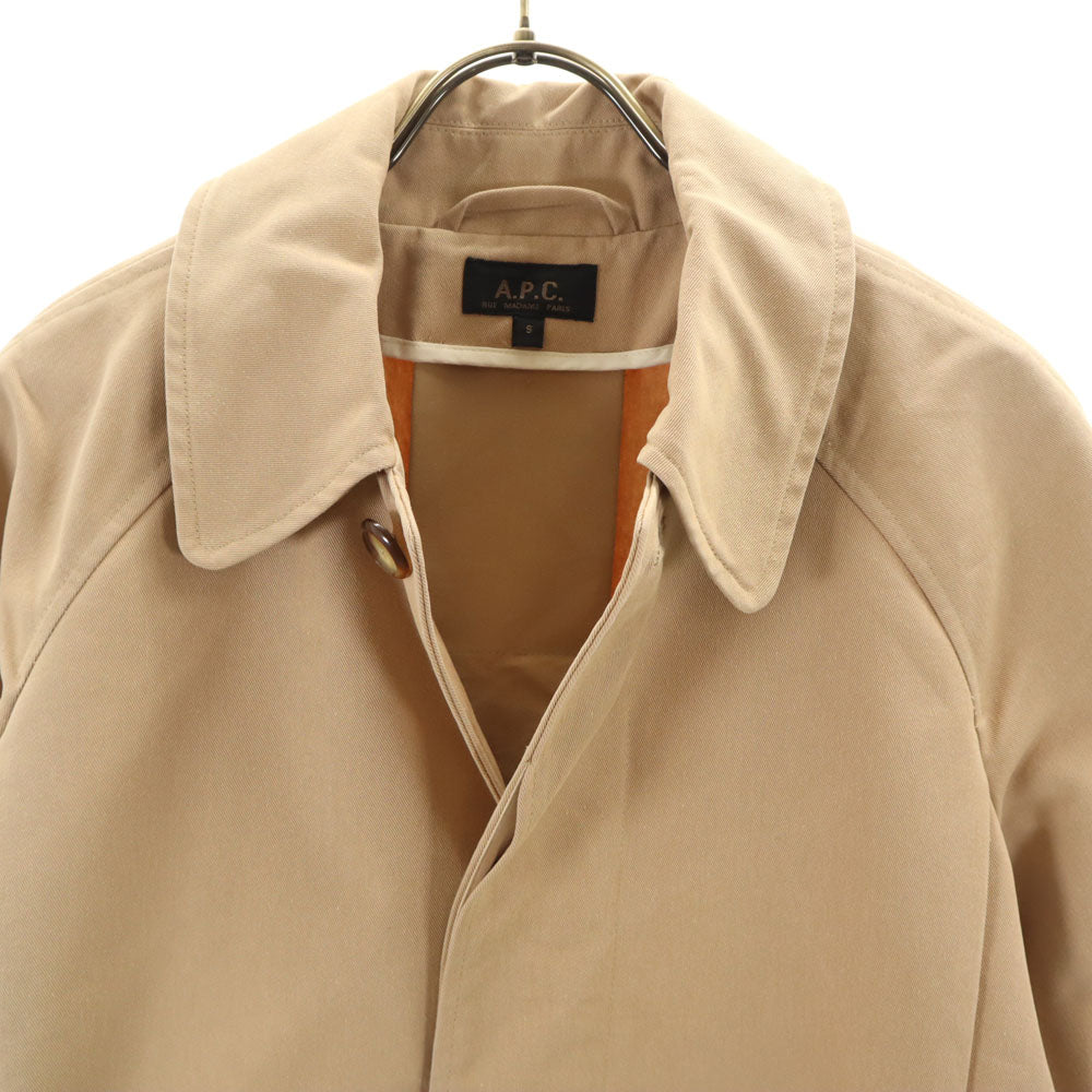 A.P.C. アーペーセー ステンカラーコート S ベージュ系 メンズ