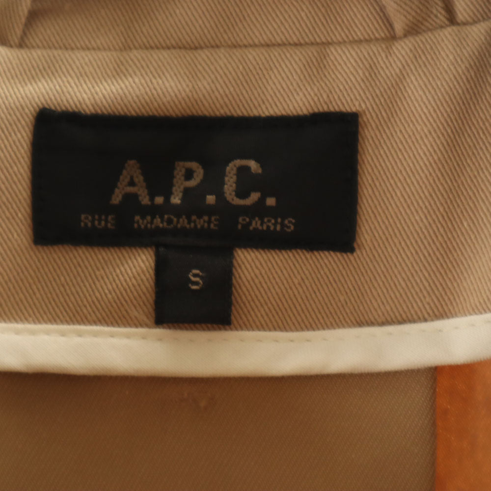 A.P.C. アーペーセー ステンカラーコート S ベージュ系 メンズ