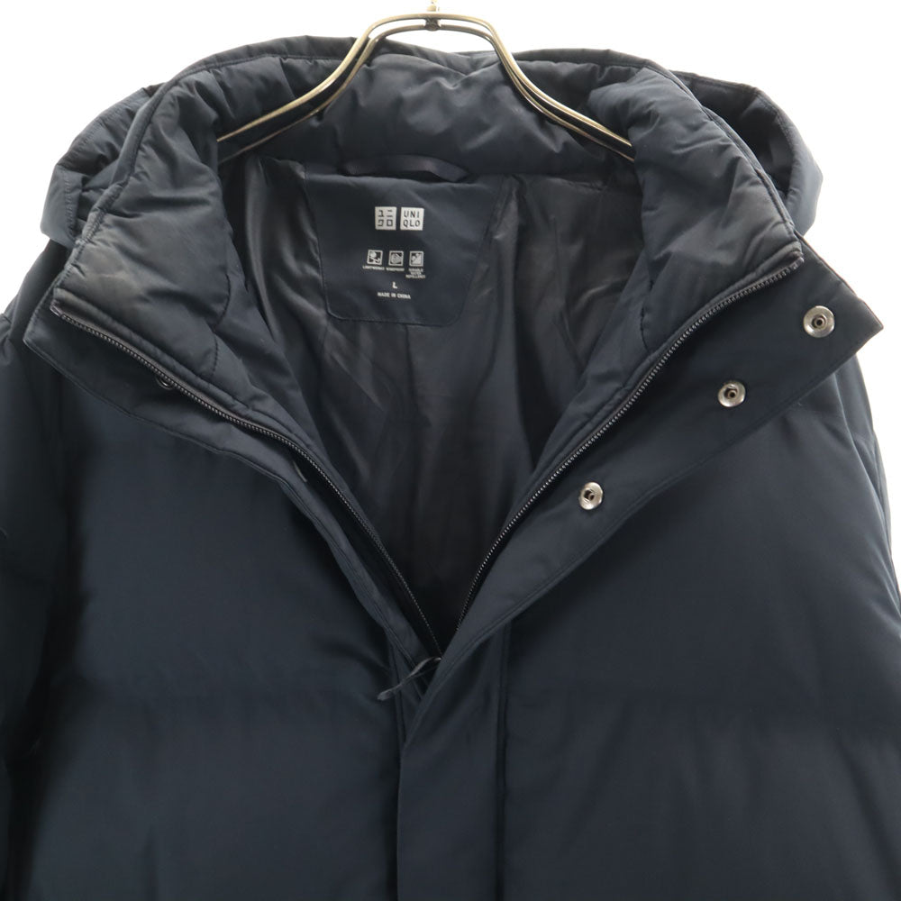 UNIQLO ユニクロ シームレス ダウンコート L ネイビー メンズ