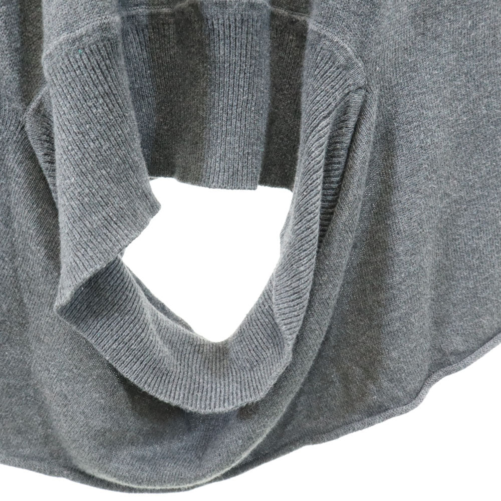 Vivienne Westwood ANGLOMANIA ヴィヴィアンウエストウッド アングロマニア 長袖 ニット ワンピース 38 グレー 変形 レディース