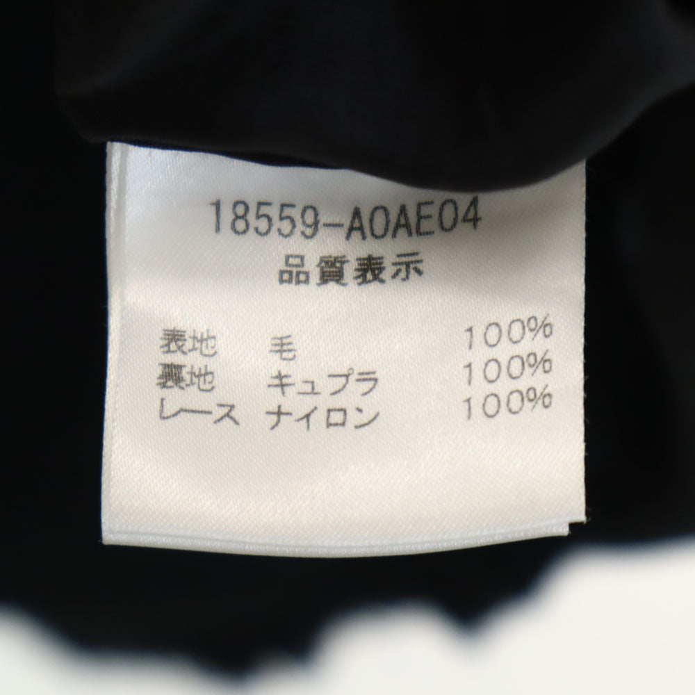 FOXEY フォクシー 日本製 ノースリーブ ワンピース 38 ブラック レディース