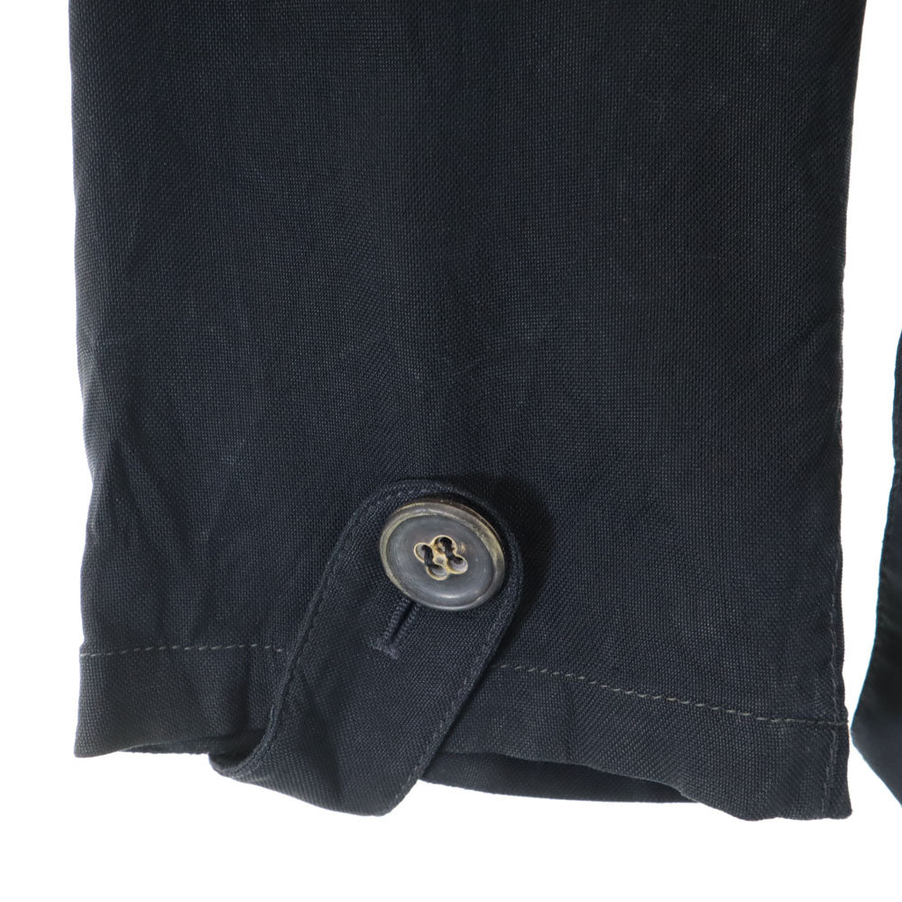 GIORGIO ARMANI ジョルジオアルマーニ イタリア製 トレンチコート 56 チャコールブラック ビッグサイズ メンズ