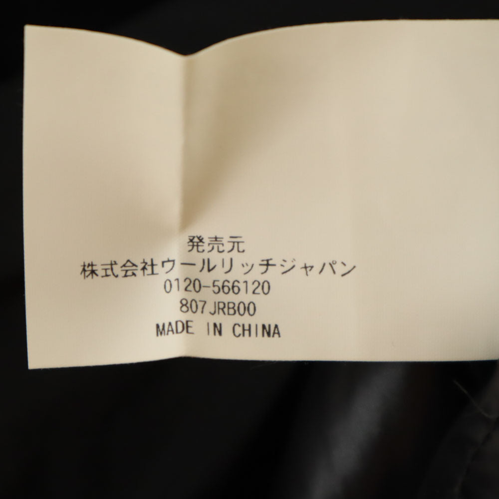 WOOLRICH ウールリッチ ダウンコート S ブラック フォックスファー付き レディース