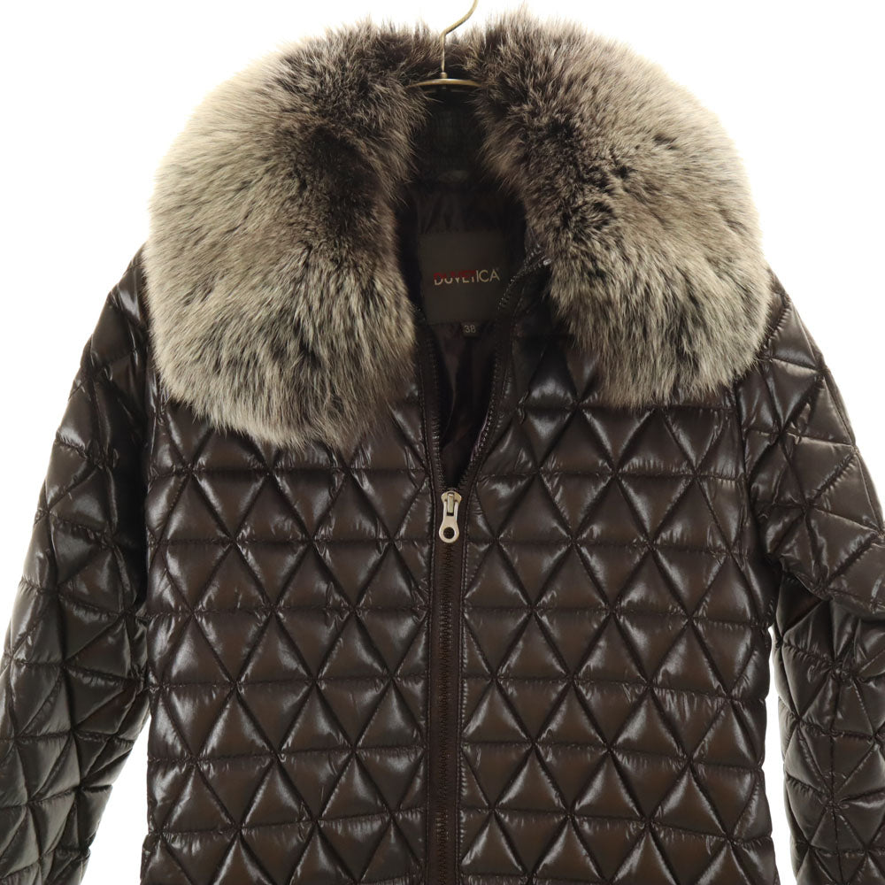 DUVETICA デュベティカ ダミア キルティング ダウンコート 38 ブラウン DAMIA レディース