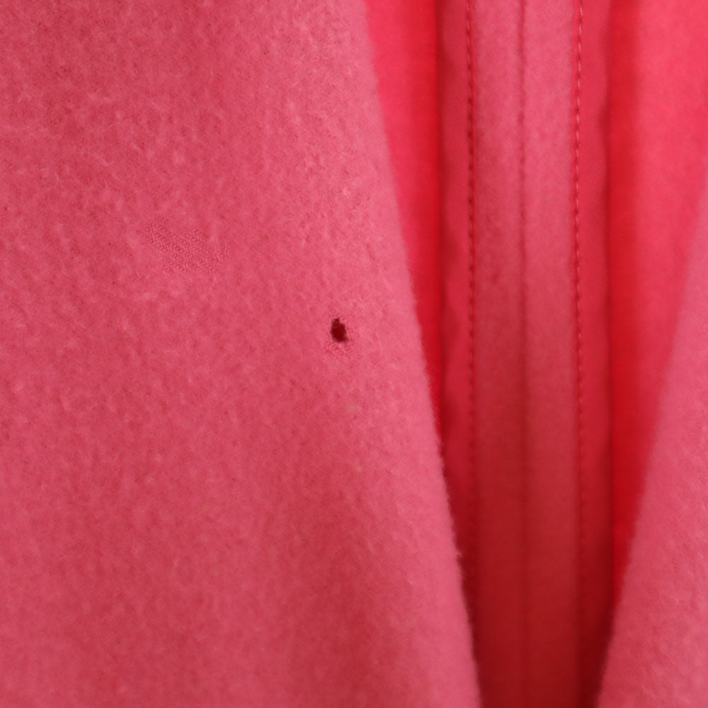 イヴサンローラン 90s オールド フーデッド コート M ピンク YVES SAINT LAURENT レディース