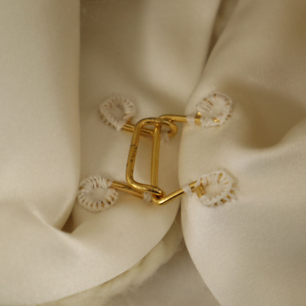 アンダーカバー 日本製 ジュンヤワタナベ コラボ ニット切替 コート 1 アイボリー UNDERCOVER x JUNYA WATANABE ハンガー付き レディース