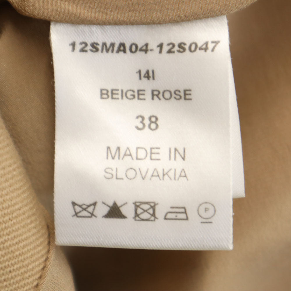 Chloe クロエ ステンカラーコート 38 ベージュ ハンガー付き レディース