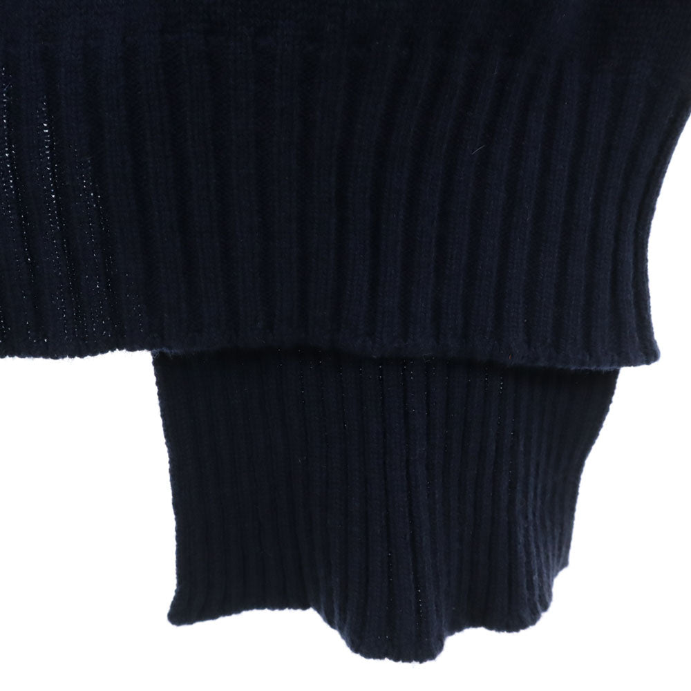 未使用 LIVIANA CONTI リビアナコンティ イタリア製 長袖 ロング ニット M ネイビー セーター チュニック レディース