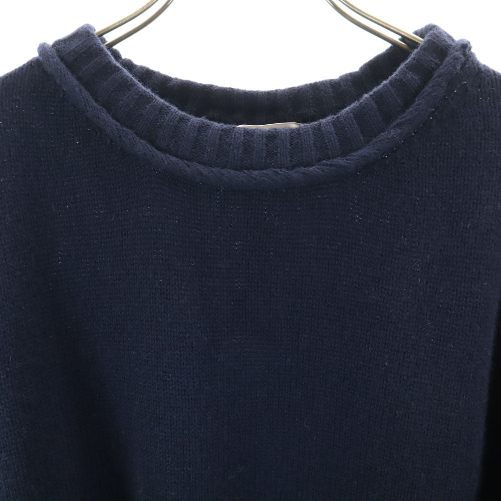 未使用 LIVIANA CONTI リビアナコンティ イタリア製 長袖 ロング ニット M ネイビー セーター チュニック レディース