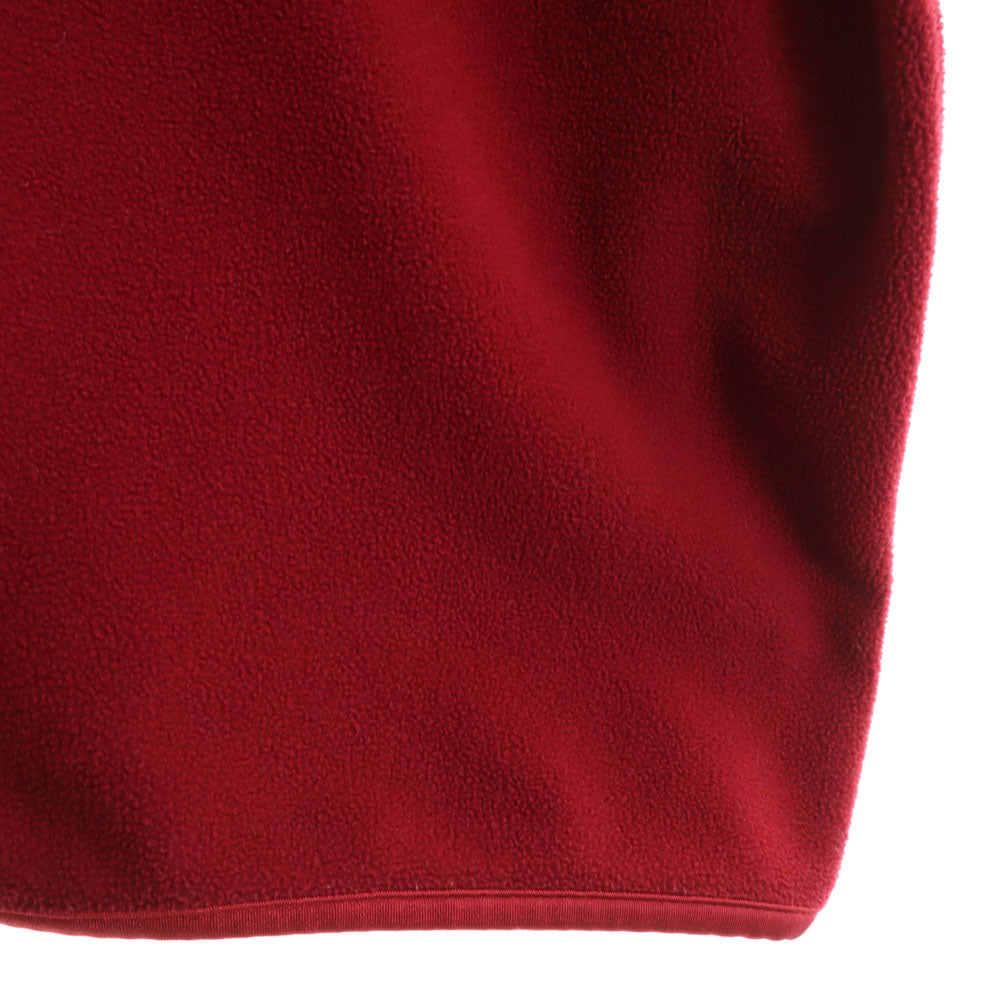 GANRYU ガンリュウ 2014年 日本製 長袖 フリース切替 ワンピース M ボルドー コムデギャルソン レディース