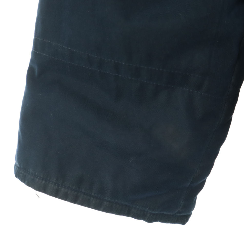 Herno ヘルノ 80s 90s イタリア製 オールド ホース柄 リバーシブル コート 42 ネイビー 馬蹄 レディース