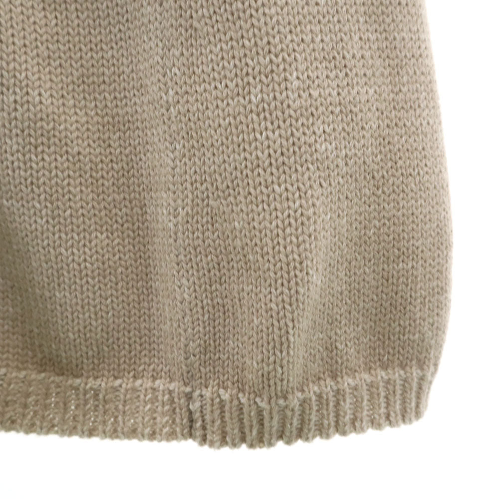 S Max Mara エスマックスマーラ 長袖 ロング ニットカーディガン S グレージュ レディース