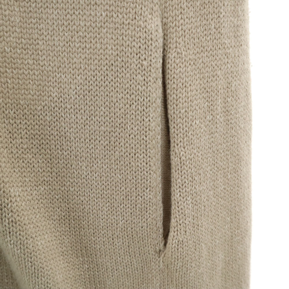 S Max Mara エスマックスマーラ 長袖 ロング ニットカーディガン S グレージュ レディース