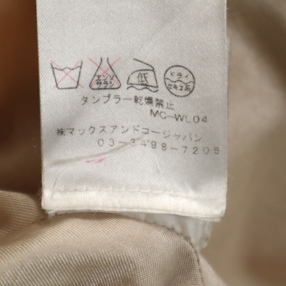 MAX&CO マックスアンドコー チェスターコート ベージュ レディース