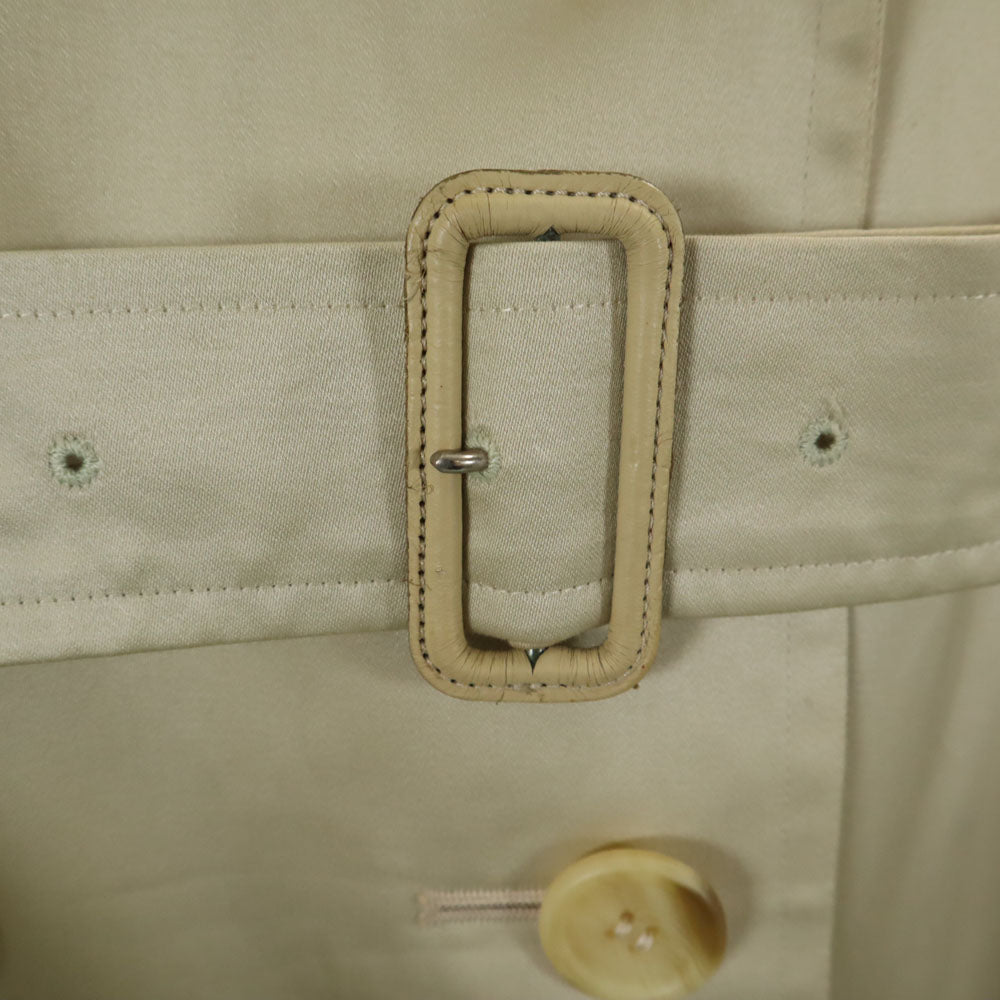 Burberrys バーバリーズ 90s 未使用 オールド デッドストック トレンチコート 9AR シャンパンゴールド レディース