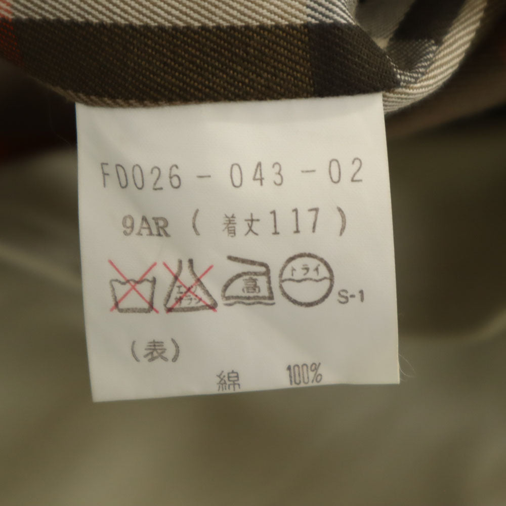 Burberrys バーバリーズ 90s 未使用 オールド デッドストック トレンチコート 9AR シャンパンゴールド レディース