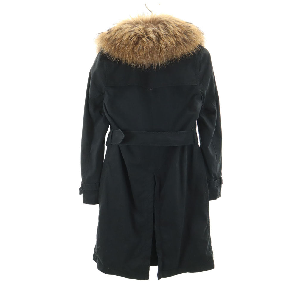 BEAUTY&YOUTH UNITED ARROWS ビューティーアンドユースユナイテッドアローズ トレンチコート S ブラック ファー レディース