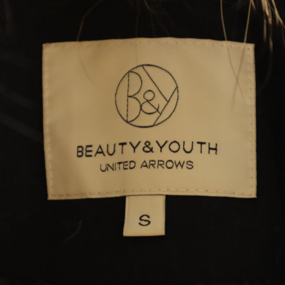 BEAUTY&YOUTH UNITED ARROWS ビューティーアンドユースユナイテッドアローズ トレンチコート S ブラック ファー レディース