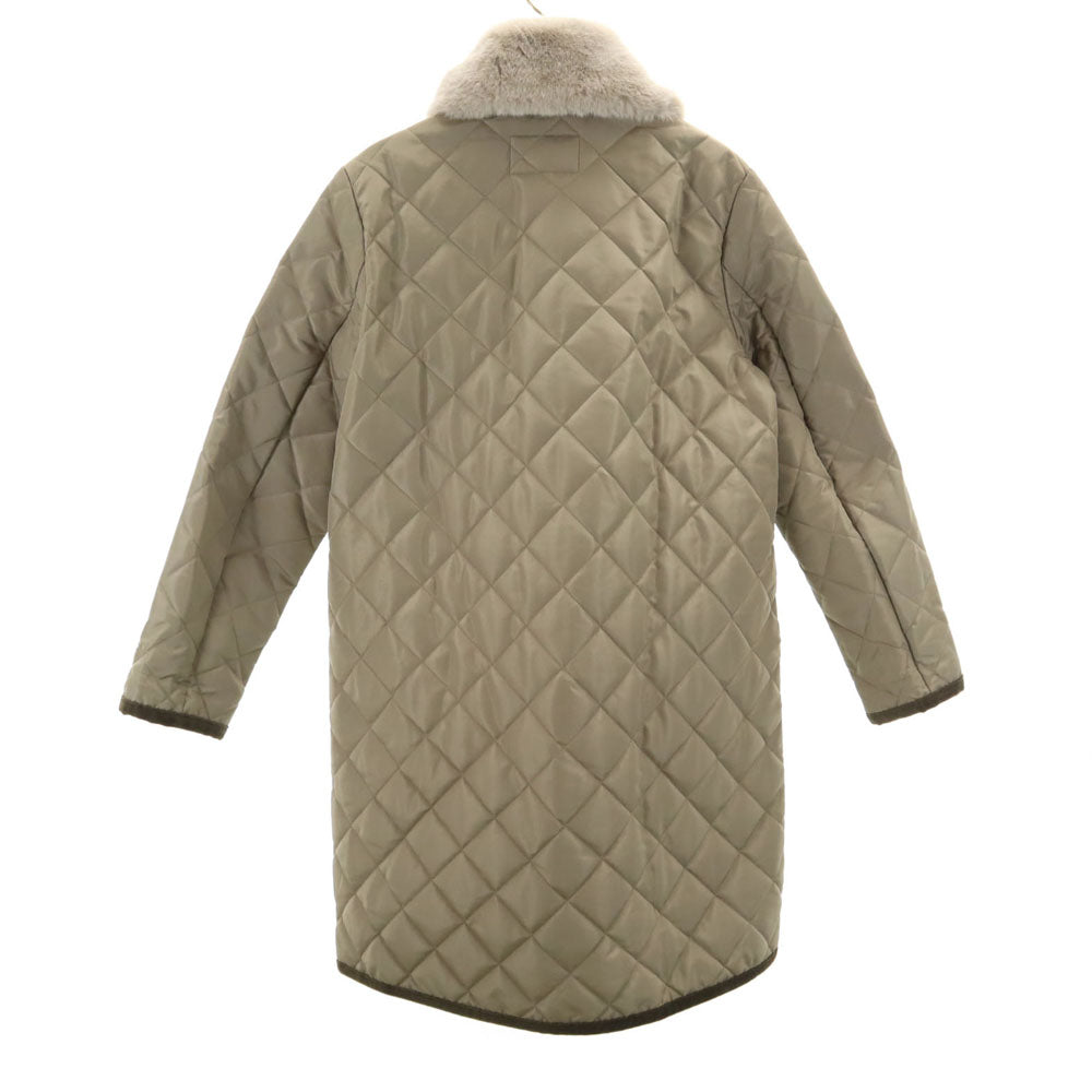 UNITED ARROWS ユナイテッドアローズ キルティング コート 36 カーキ A DAY IN THE LIFE レディース