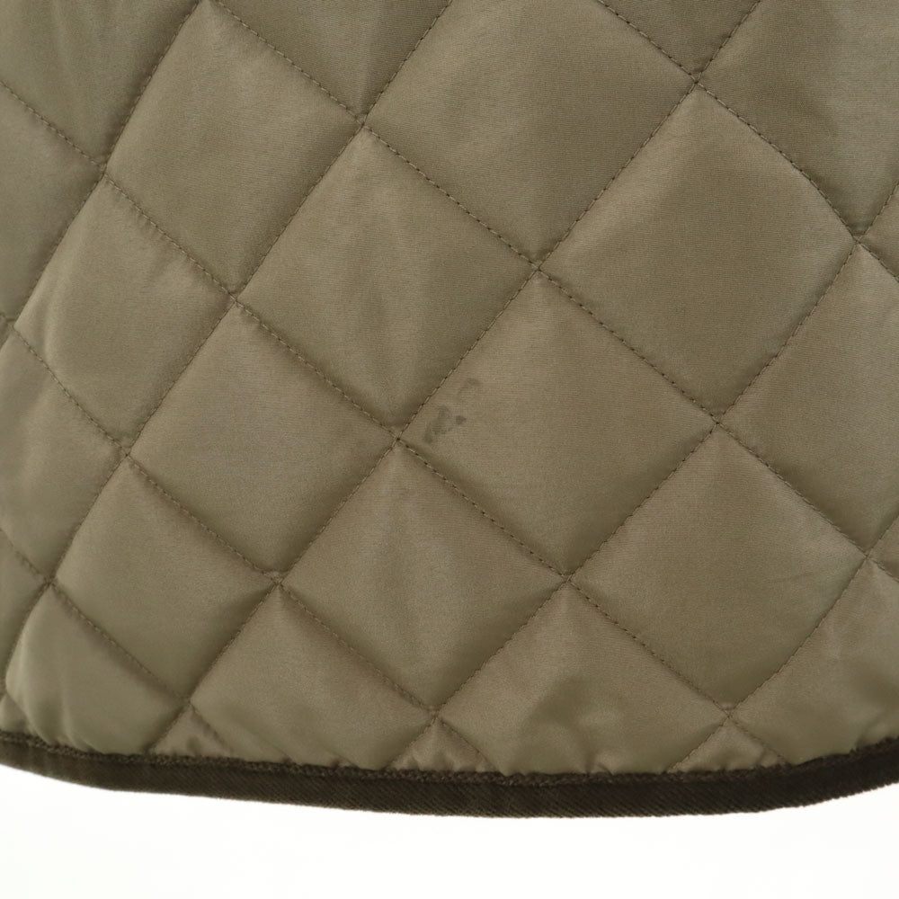 UNITED ARROWS ユナイテッドアローズ キルティング コート 36 カーキ A DAY IN THE LIFE レディース