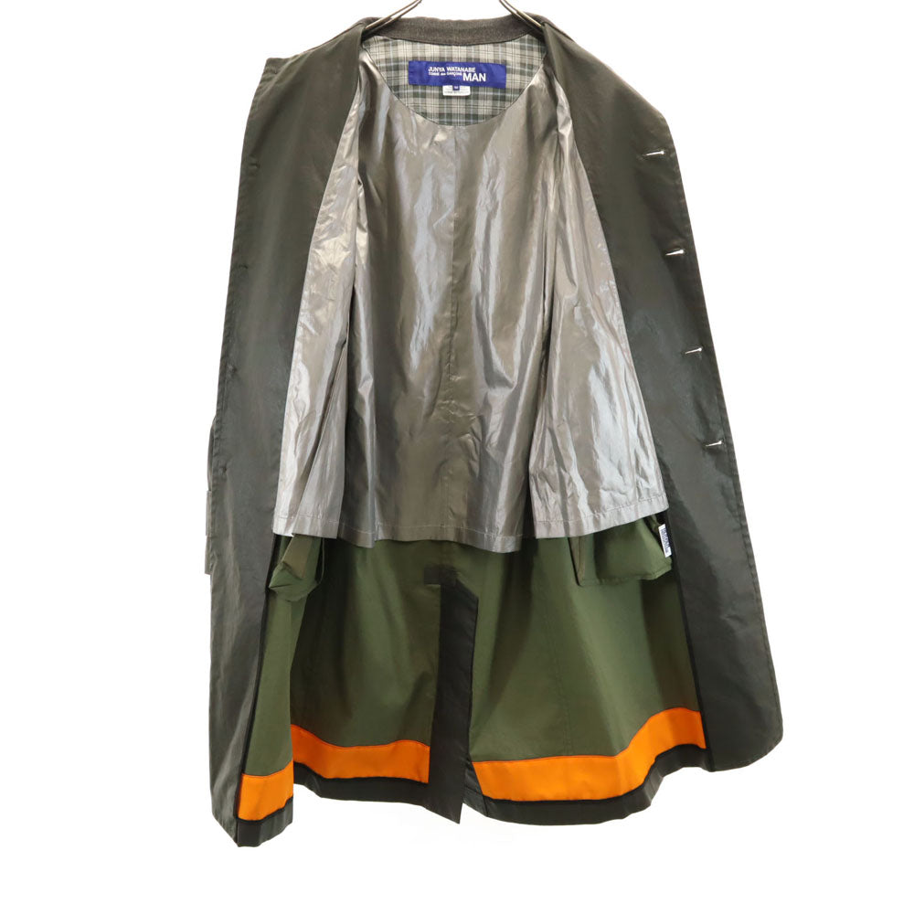 JUNYA WATANABE MAN ジュンヤワタナベマン 2016年 ポーランド製 HERVIER PRODUCTIONS WR-C417 エルボー切り替え コート M カーキ メンズ