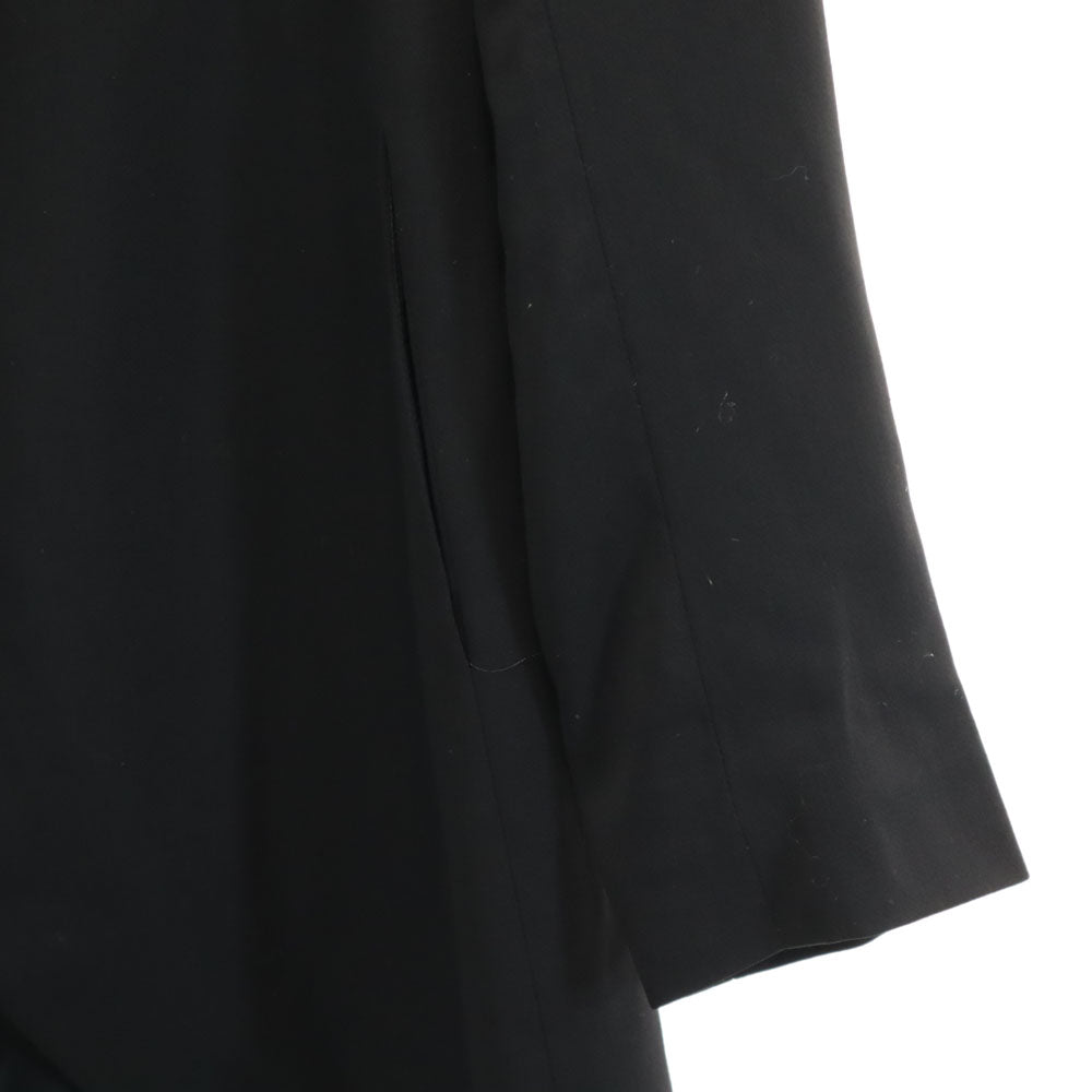 ケンゾーパリス 90s フランス製 オールド ハーフ チェスターコート 38 ブラック レディース