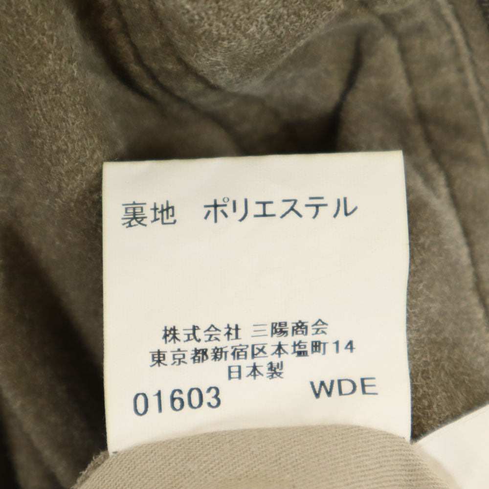 BURBERRY バーバリー 三陽商会 日本製 フェイク スエード ジャケット L カーキ メンズ