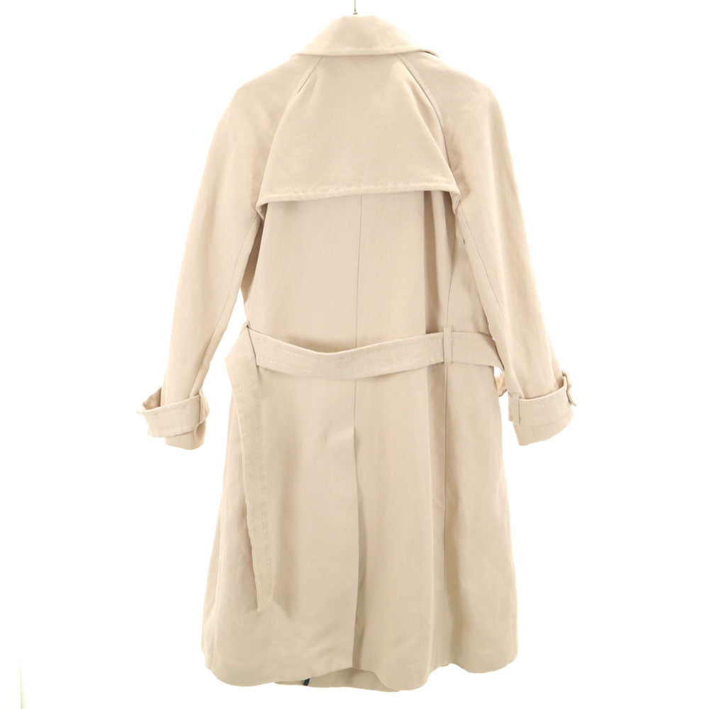 SPORTMAX スポーツマックス リネンブレンド トレンチコート 36 ベージュ CODE レディース