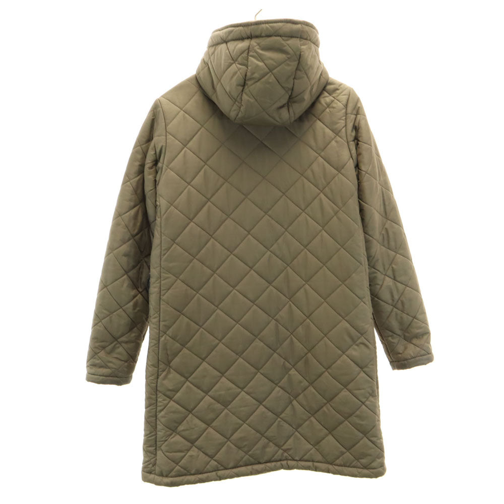 MACKINTOSH SCOTLAND マッキントッシュスコットランド USA製 キルティングコート 36 カーキ 裏ボア レディース