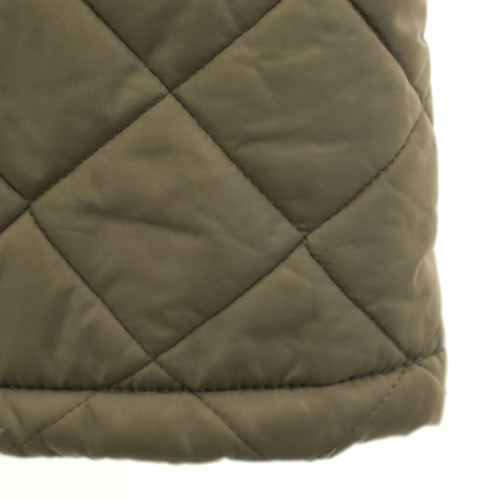 MACKINTOSH SCOTLAND マッキントッシュスコットランド USA製 キルティングコート 36 カーキ 裏ボア レディース