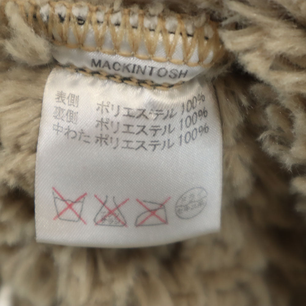 MACKINTOSH SCOTLAND マッキントッシュスコットランド USA製 キルティングコート 36 カーキ 裏ボア レディース
