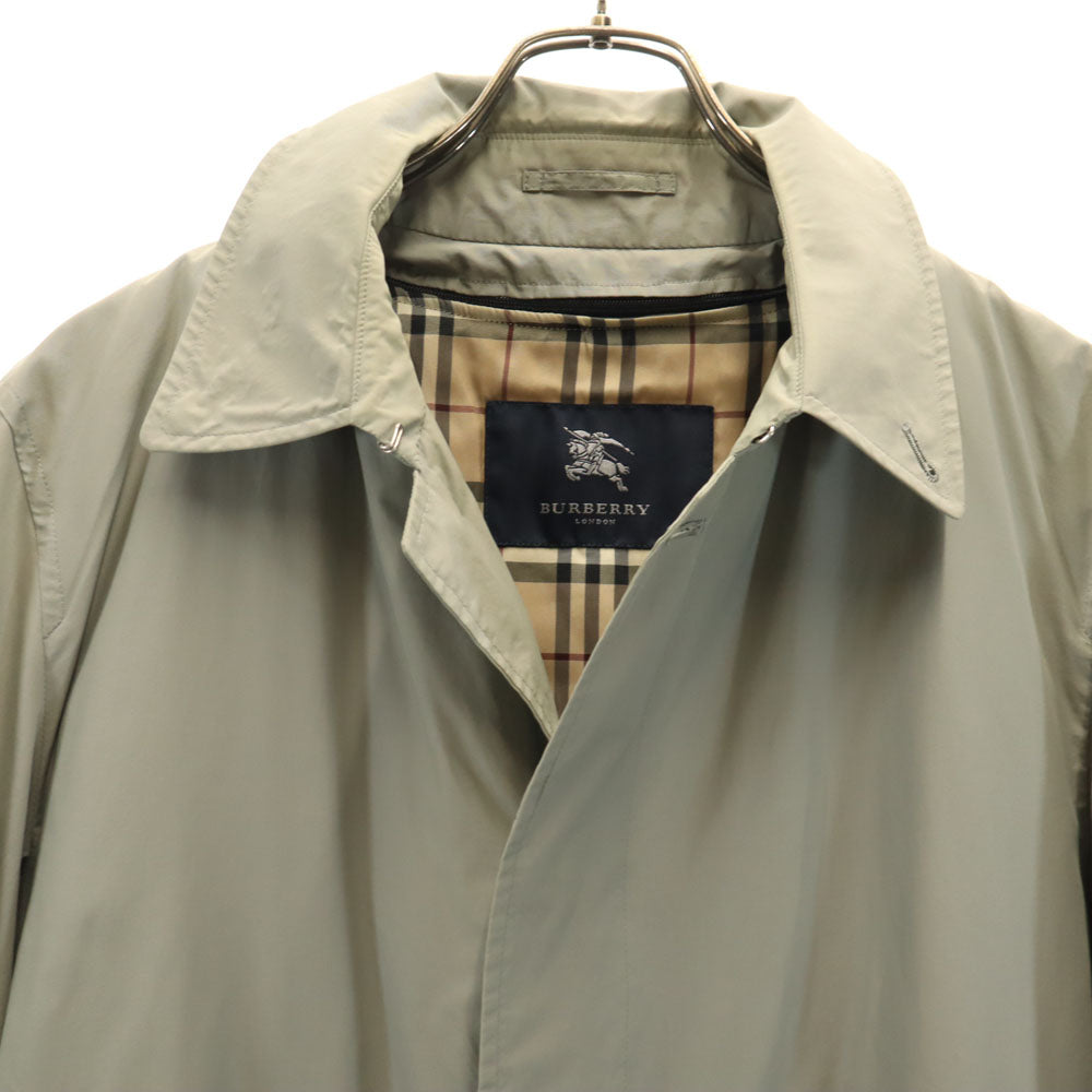 BURBERRY バーバリー 三陽商会 日本製 ライナー付 ステンカラーコート M カーキ 2WAY メンズ