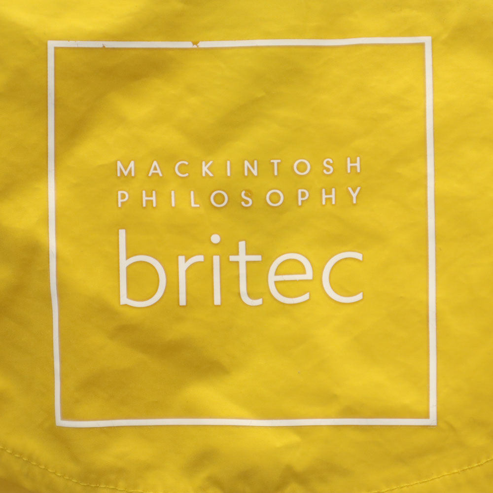 MACKINTOSH PHILOSOPHY マッキントッシュフィロソフィー ブリテック britec レインコート 38 イエロー メンズ