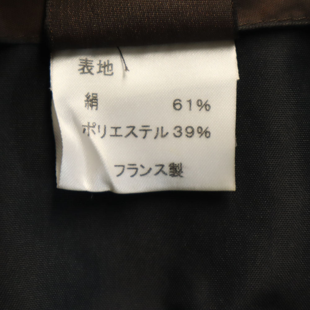 LOUIS VUITTON ルイヴィトン フランス製 トレンチコート 40 チャコール レディース