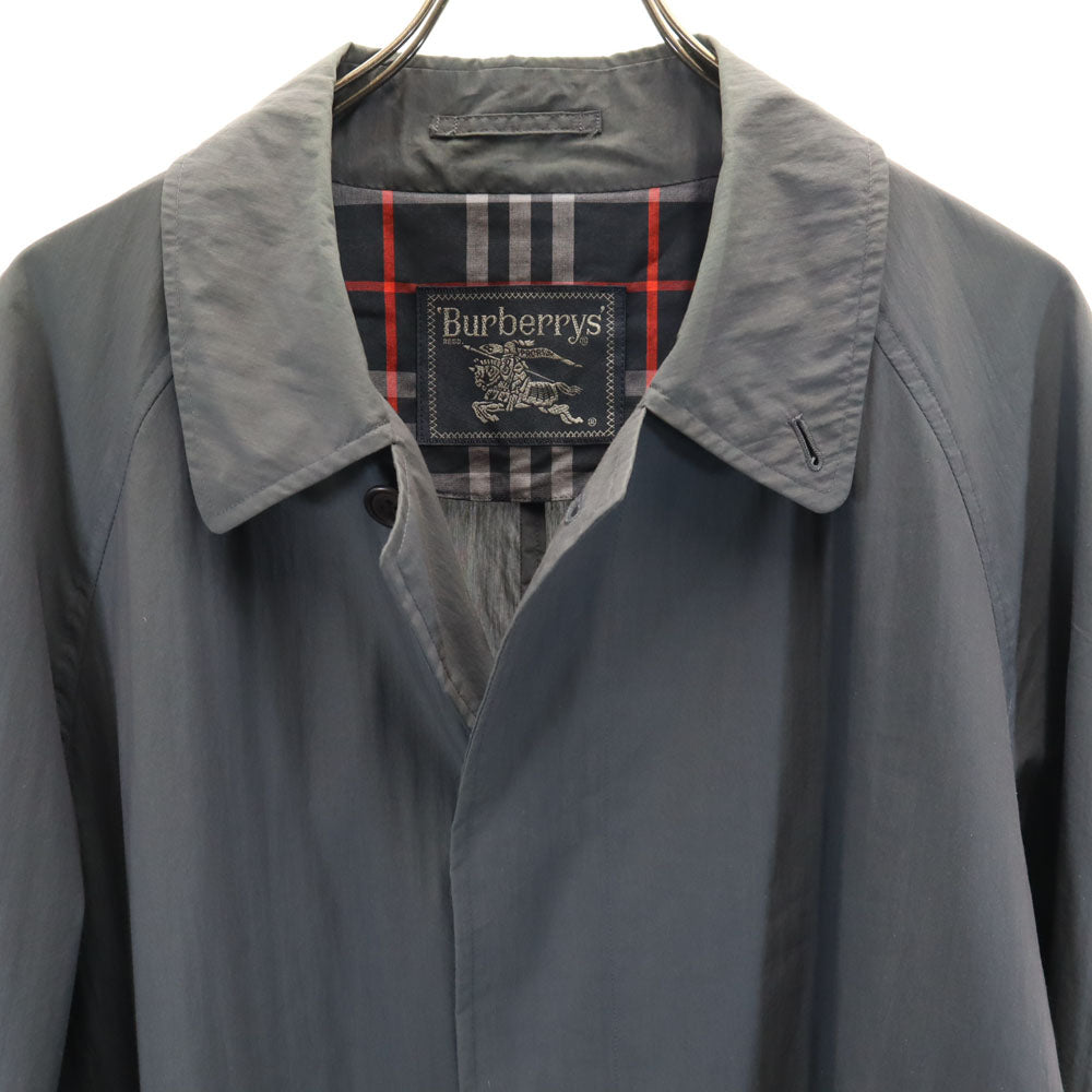 Burberrys バーバリーズ 90s オールド ステンカラーコート 92-170-5 チャコールグレー メンズ