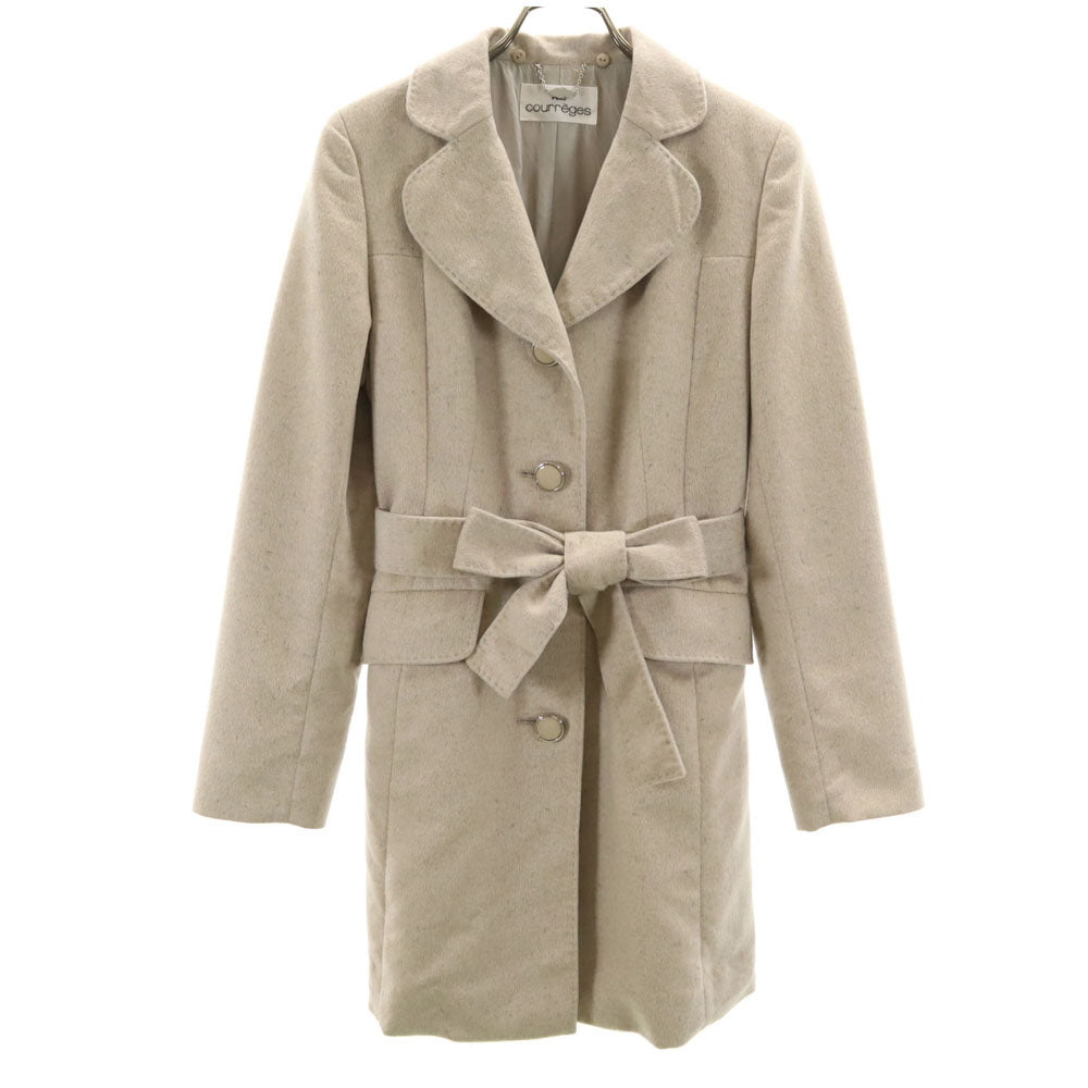 クレージュ チェスターコート グレージュ courreges レディース