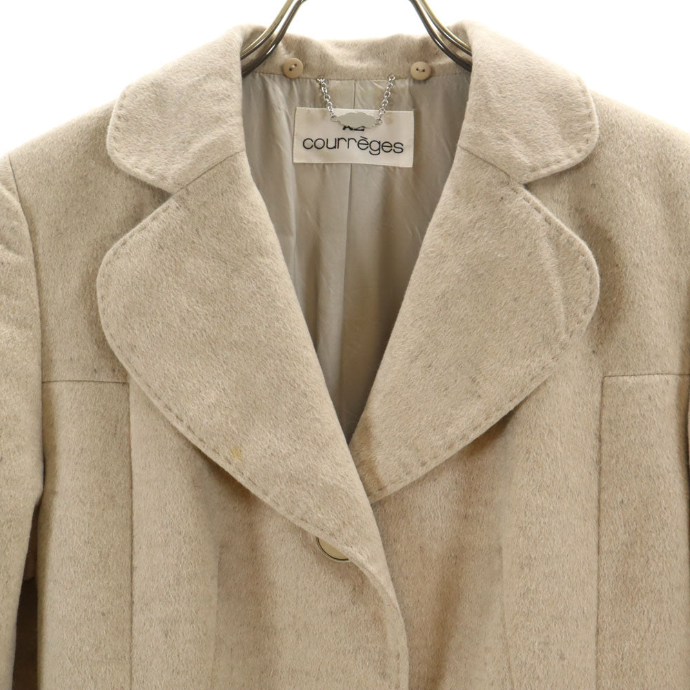 クレージュ チェスターコート グレージュ courreges レディース