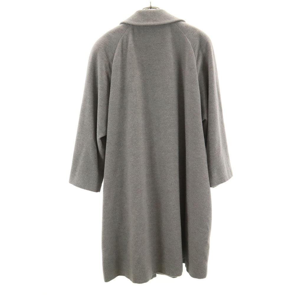 courreges クレージュ ステンカラーコート 9AR グレー 比翼 レディース