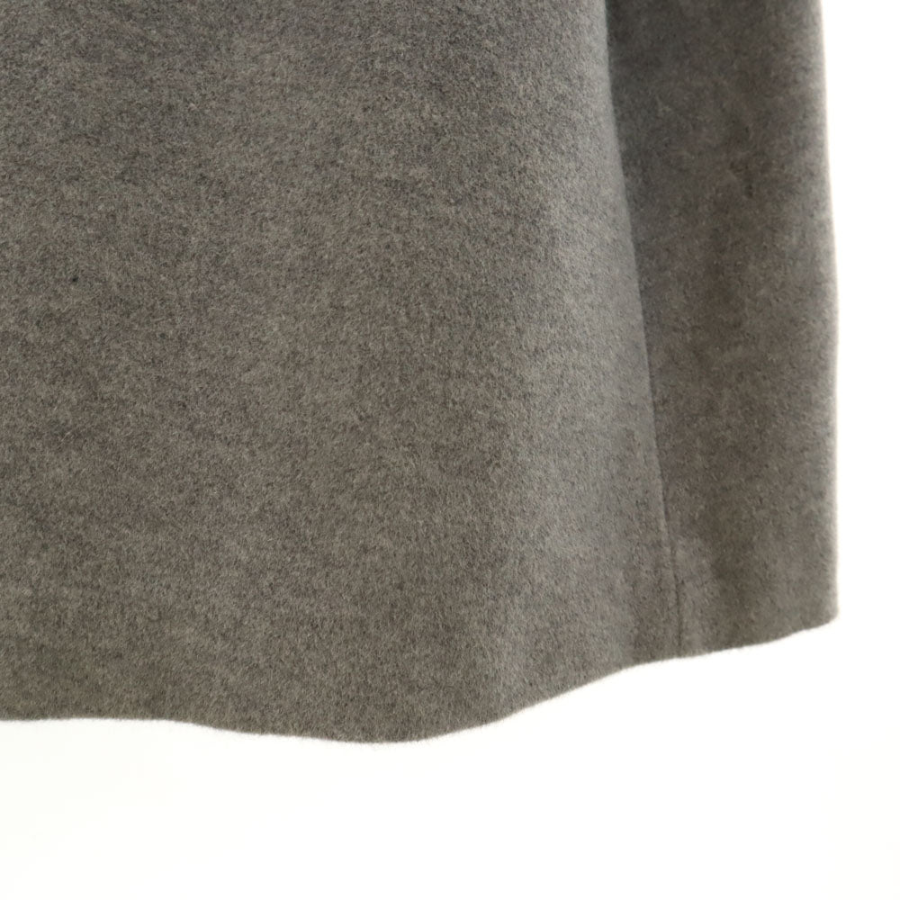 courreges クレージュ ステンカラーコート 9AR グレー 比翼 レディース