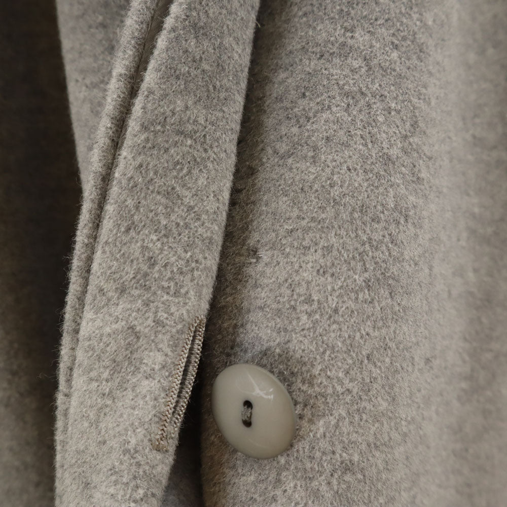 courreges クレージュ ステンカラーコート 9AR グレー 比翼 レディース