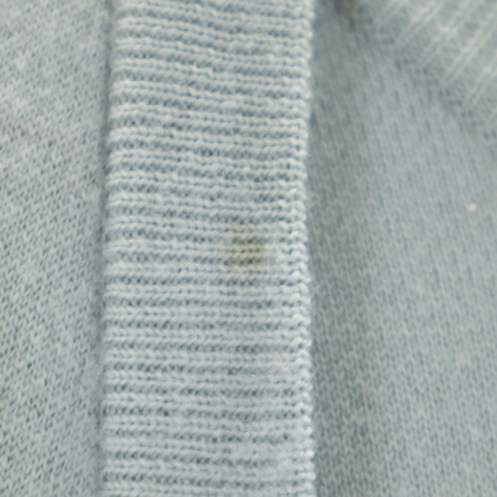 Valentino Garavani ヴァレンティノガラヴァーニ イタリア製 ウール100% ニット アンサンブル 40-6 ブルー系 レディース