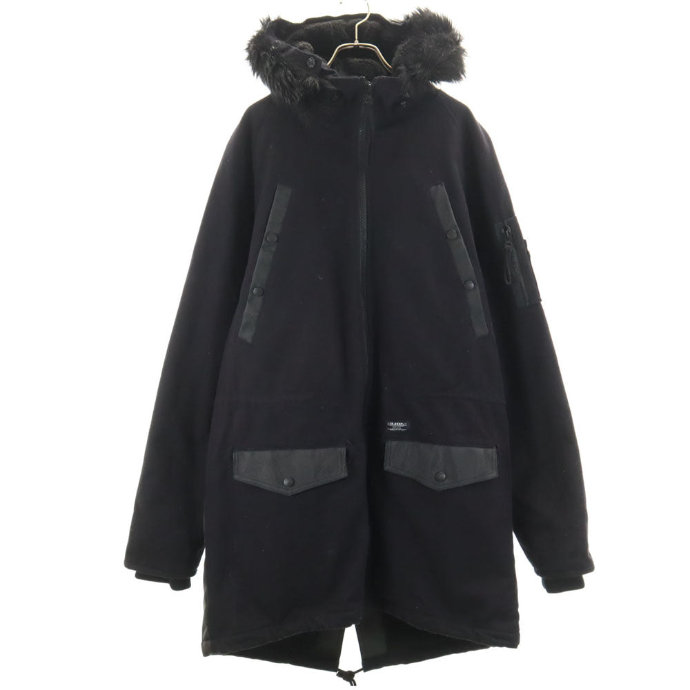 10Deep テンディープ モッズコート XL 黒 裏ボア メンズ