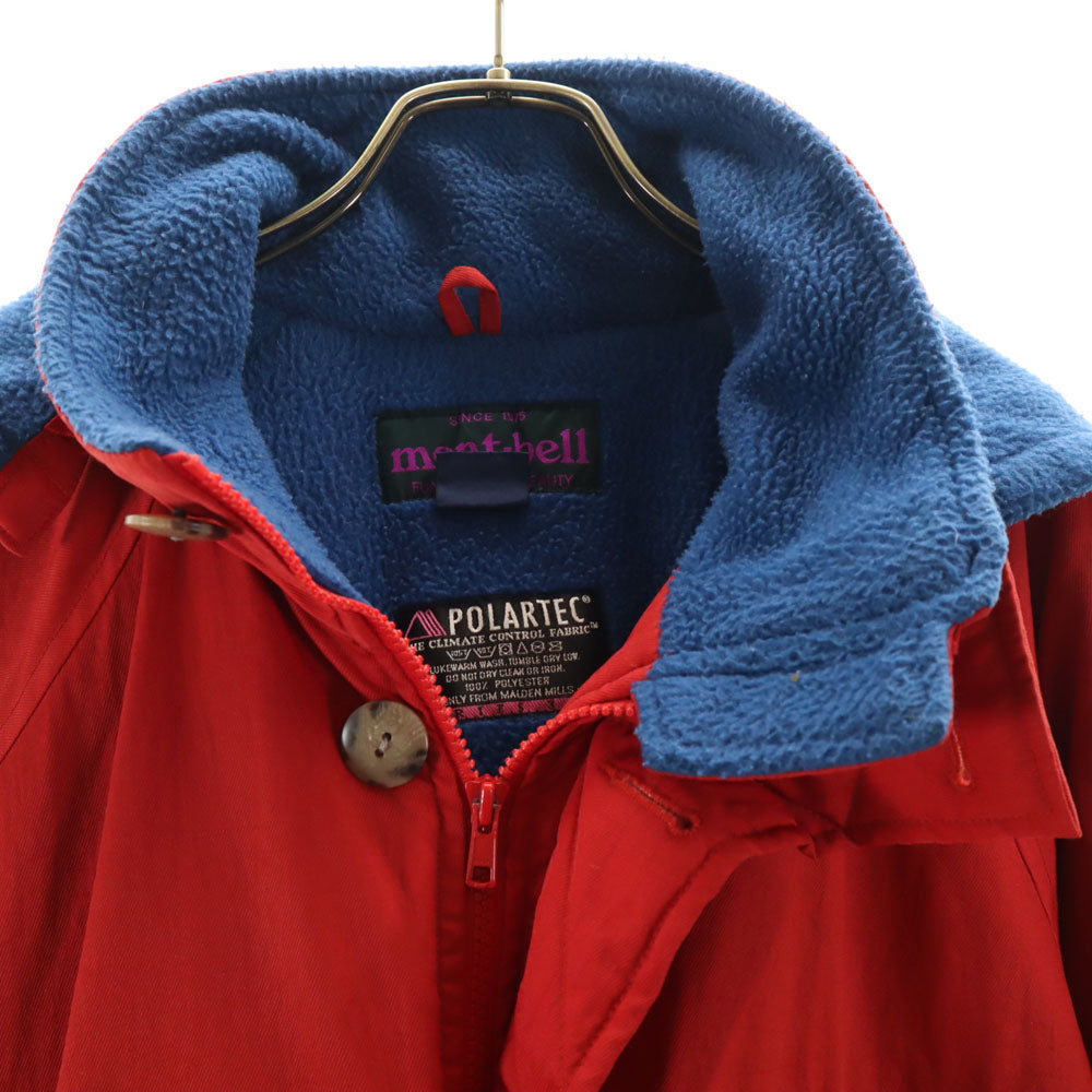 mont-bell モンベル 90s オールド ジャケット L 赤 アウトドア 裏ボア メンズ