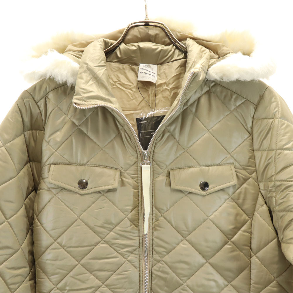 未使用 adidas アディダス ロング 中綿コート OT シャンパンゴールド キルティング レディース