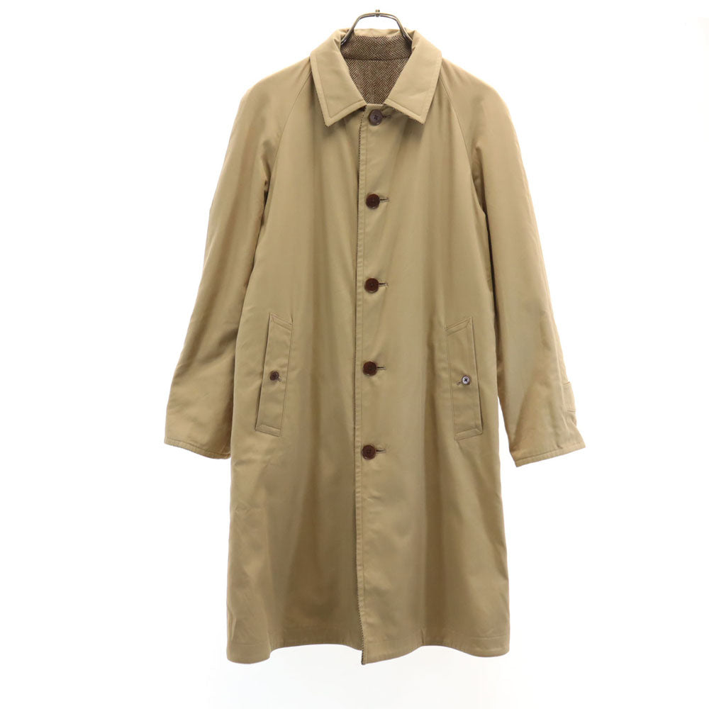 RALPH RL LAUREN ラルフアールエルローレン インパクト21 日本製 リバーシブル ステンカラーコート 7 ベージュ系 レディース